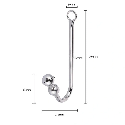 Beaded 5334 Anal with Hook Cuffs Elegant and Collar 0802